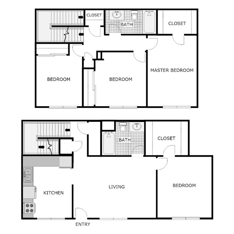 Floor Plans Cityside Townhomes Marshall, MN A PRE/3 Property